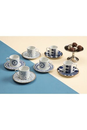 Spotty 12-teiliges 90-cc-Kaffeetassen-Set für 6 Personen dop12242049igo - 5