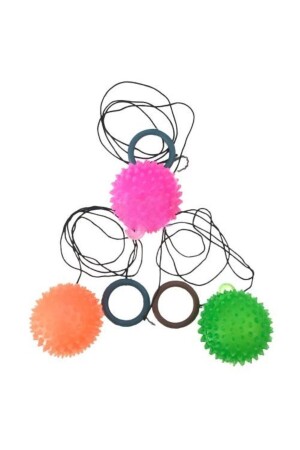 Springender String-Igelball im 3er-Pack - 2