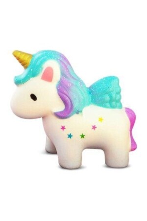 Squishy Boynuzlu At Unicorn 13.5cm Sukuşi Oyuncak - 6