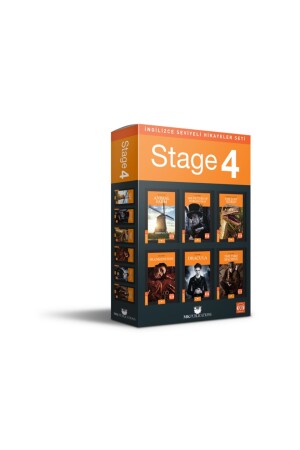 Stage-4 Ingilizce Hikaye Seti 6 Kitap Karekod Dinlemeli STAGE 4 KUTU SET - 1