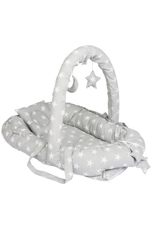 Star Mother's Side Babybett mit Moskitonetz und Spielzeug-Babynest - 2