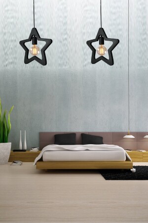 Star Star Single Kronleuchter Pendelleuchte Moderne rustikale dekorative Lampe UTMSTR01 - 8