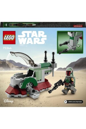 ® Star Wars™ Boba Fett'in Starship™’i Mikro Savaşçı 75344 - Oyuncak Yapım Seti (85 Parça) dfn75344 - 6