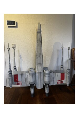 Star Wars X Wing Uzay Gemisi Dekor Futuristic Avize (AMPÜL DAHİL 120 CM BOY) TRNSYDHWJ369919 - 7