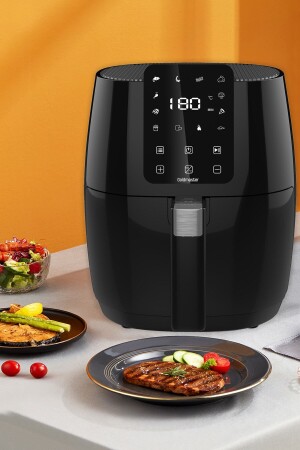 Starblack 21 Parça Airfryer Sıcak Hava Fritöz Avantajlı Elektronik Evlilik Paketi Mutfak Çeyiz Seti BY-5738 - 9