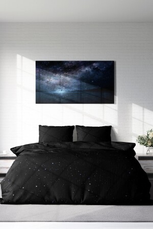 Starly Night 3D-Bettbezug-Set aus Baumwollsatin für Doppelbetten monohome3381 - 6