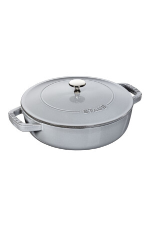 Staub 405014840 Kapaklı Döküm Tencere 24cm Beyaz - 3