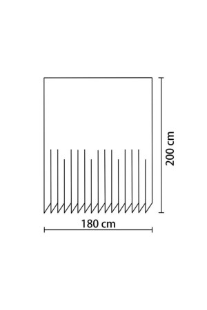 Steinbadvorhang, Duschvorhang 180x200cm BP5075-180X200 - 4