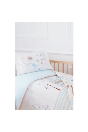 Stella Blue Baby Boy Bettbezug-Set mit Decke - 3