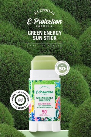 Stick-Sonnenschutz, der über dem Make-up aufgetragen werden kann LSF 50+ Pa++++ Green Energy Sun Stick - 6