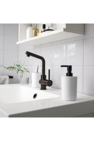 Storavan 3 Parça Banyo Tuvalet Sabunluk Fırçalık Seti STORE70429003 - 6