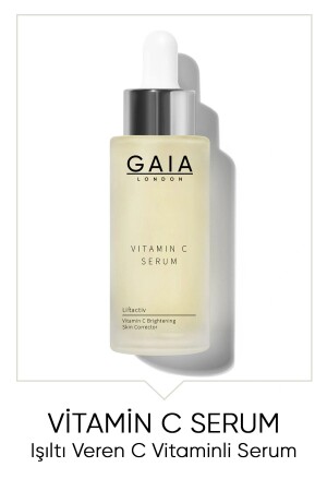 Strahlendes, revitalisierendes und aufhellendes, den Farbton ausgleichendes Vitamin-C-Serum 50 ml GAIA-VITAMIN C 01 - 2