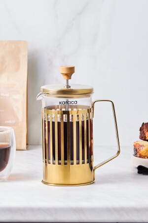 Streifen French Press 600 ml - 3