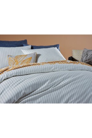 Stripe Vita Bettbezug-Set Creme – Doppelbett 2Q9NTKSTRP0020084 - 4