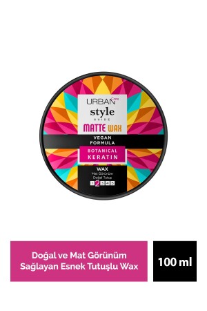 Style Guide Doğal Ve Mat Görünüm Sağlayan Wax - Esnek Tutuş - Vegan - 100 ml - 2