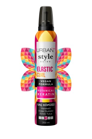 Style Guide Elastic Curl Doğal Görünüm Sağlayan Saç Köpüğü-esnek Tutuş-vegan -200 ml - 5