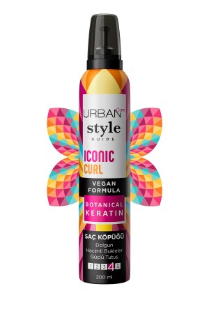 Style Guide Iconic Curl Hair Mousse für voluminöse Locken – starker Halt – vegan – 200 ml - 5