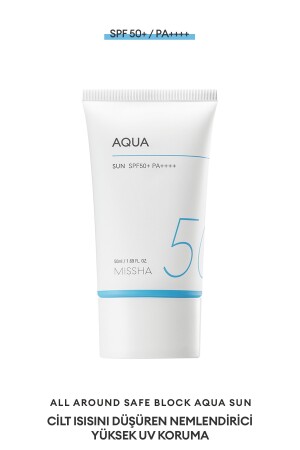 Su Bazlı Nemlendirici Güneş Koruyucu Jel 50ml All Around Safe Block Aqua Sun Gel Spf50-PA-- - 2