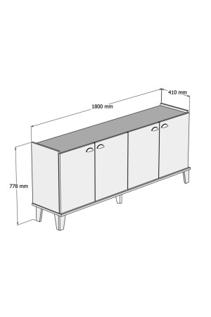 Sümer Konsol Modern Görünüm Sepet-be H3020 - 6