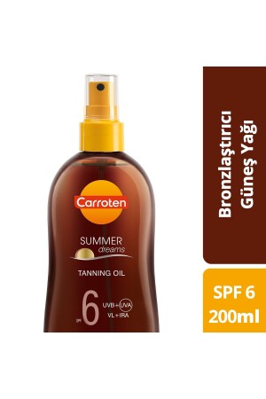 Summer Dreams Tanning Spf6 Düşük Koruyucu Bronzlaştırıcı Güneş Yağı Spreyi 200ml C221431103 - 1