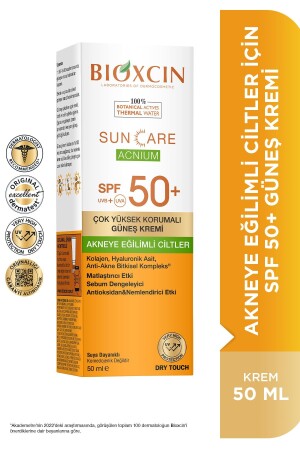 Sun Care Akneye Eğilimli Ciltler Için Güneş Kremi 50 Spf - Akne- Dry Touch- Mat - 2