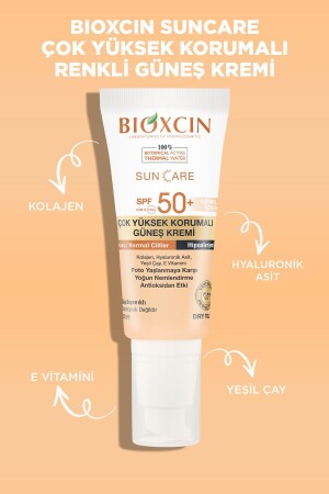 Sun Care Çok Yüksek Korumalı Kuru Normal Ciltler Için Renkli Güneş Kremi Spf 50 50ml Tinted - 7