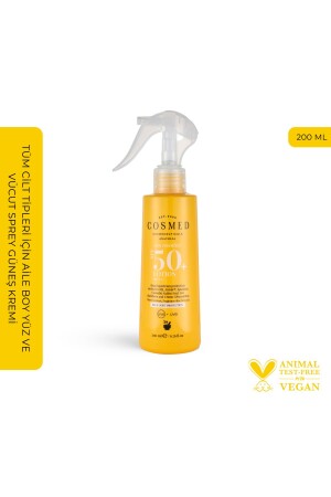 Sun Essential Lotion Spf 50 Tüm Cilt Tipleri Için Aile Boy Yüz Ve Vücut Sprey Güneş Kremi 200 ml - 2