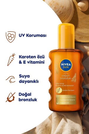 SUN Güneş Koruyucu Sprey SPF50 200ml- Karoten Bronzlaştırıcı Güneş Yağı 200ml- İkili Yaz Seti - 5