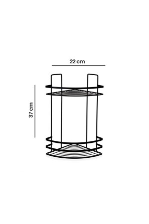 Suntel 2-stufiges Eckblech-Duschregal TYC00356664575 - 7