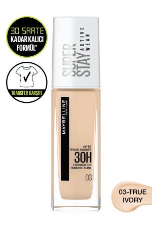 Super Stay Active Wear 30h Foundation 03 True Ivory - 1