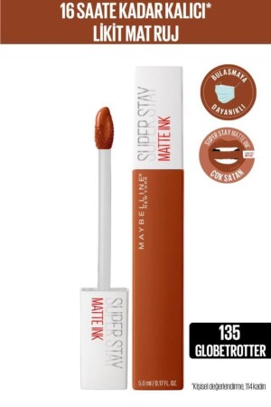 Super Stay Matte Ink City Edition Flüssig-Matt-Lippenstift – 135 Weltenbummler - 2