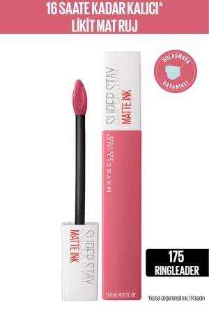 Super Stay Matte Ink Flüssiger, matter Lippenstift – 175 Ringleader – Pink - 2