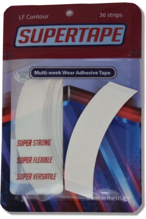 Super Tape Oval Protez Saç Bandı 36 Adet Oval Lf Contours - 2