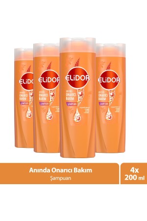 Superblend Haarpflege-Shampoo, sofortige Reparaturpflege, Vitamin C, Keratin-Ceramid, 200 ml, 4 Stück - 1