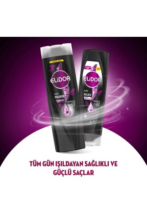 Superblend Saç Bakım Şampuanı Esmer Parlaklık E Vitamini Chia Tohumu Yağı Melanin 400 ml X3 - 8