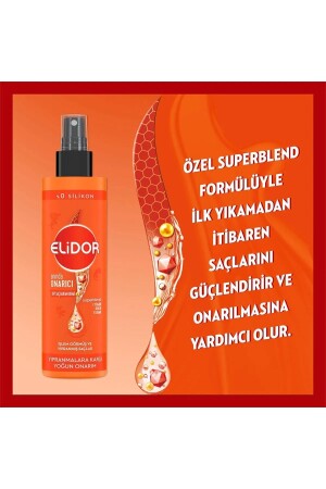 Superblend Saç Bakım Serumu Anında Onarıcı C Vitamini Keratin Seramid 200 ml x2 - 6