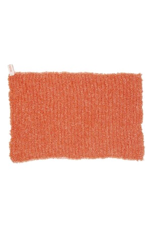 Superflexibler orangefarbener Bad-Luffa-Dusch-Luffa, geeignet für alle Hauttypen – Unisex 30 x 40 cm LSLIFTURUNCU - 3