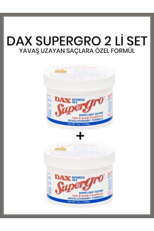 Supergro 198 G – Spezielles Haarpflegeöl für langsam wachsendes Haar x 2er-Set 8681153190941 - 2