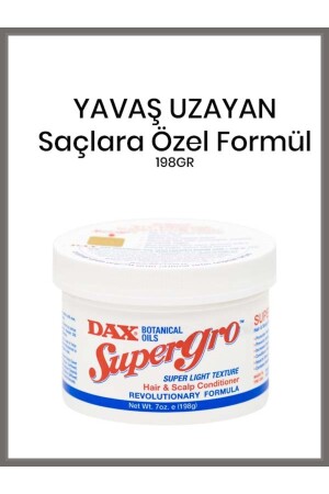 Supergro 198 gr - Yavaş Uzayan Saçlara Özel Saç Bakım Yağı - 2