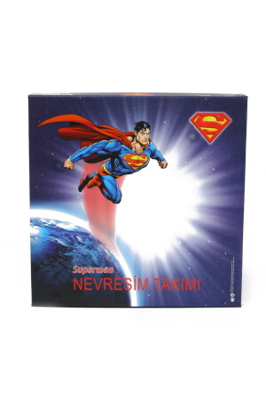 Superman Stone Single Licensed Kinder-Bettbezug-Set, Grau, 8697353450716 - 6