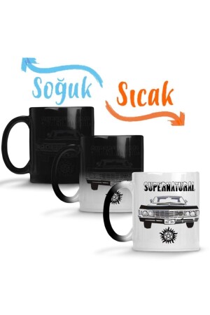 Supernatural Dean Winchester Ruby Castiel Bobby Singer Impala TV-Serie Magic Mug Cup Porzellan SK1230 - 2