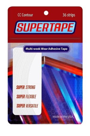 Supertape Protez Saç Bandı Oval (''CC'' - 2CM X 7.5CM) 36 Adet. - 2