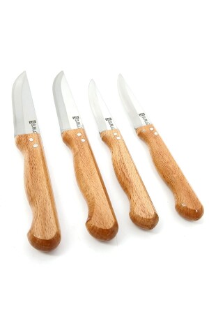 Sürmene Küchenmesser-Set, Fleisch, Brot, Gemüse, Obst, Messer, 4-teilig - 5