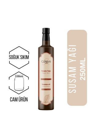 Susam Yağı %100 Doğal Soğuk Sıkım 250 ml Yag - 3