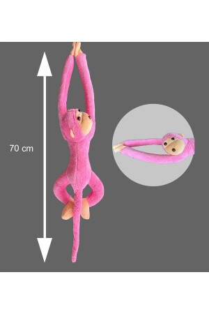 Süßes Plüsch-Affenspielzeug, 70 cm großer Affe mit klebrigen Händen - 2