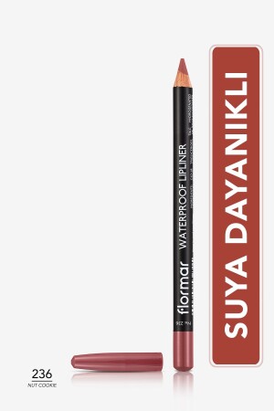 Suya Dayanıklı Dudak Kalemi (KAHVE) - Waterproof Lipliner - 236 Nut Cookie - 8690604567492 - 1