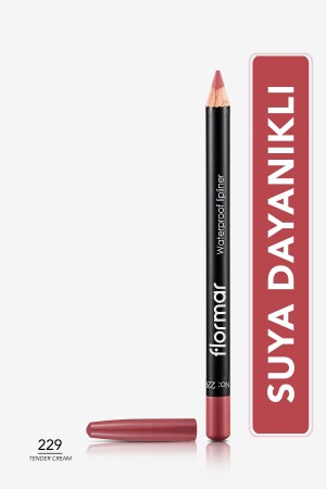 Suya Dayanıklı Dudak Kalemi (PEMBE) - Waterproof Lipliner - 229 Tender Cream - 8690604111299 - 3