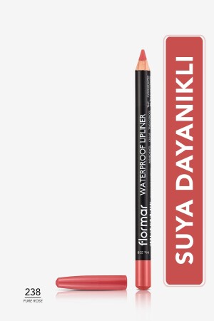 Suya Dayanıklı Dudak Kalemi - Waterproof Lipliner 238 Pure Rose 8690604567515 - 3