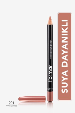 Suya Dayanıklı Dudak Kalemi - Waterproof Lipliner (Nude) - 201 NTRLLY NUDE - 8690604111015 - 3