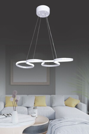 Suyolu 70w Yüksek Işıklı Ledli Modern Led Avize 65 Cm G-809-B - 3